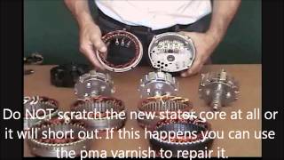 How to Build a Permanent Magnet Alternator PMA  Missouri Wind and Solar [upl. by Annaeerb]