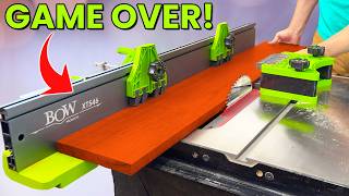 This Will Change Table Saws FOREVER  Bow XT Extender Fence [upl. by Aronas]