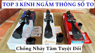 Kính Ngắm PCP  Tổng Hợp 3 Mẫu Kính Ngắm Thông Số Cao Ngắm Khoảng Cách Xa  Chống Nhảy Tâm Tuyệt Đối [upl. by Gosnell]