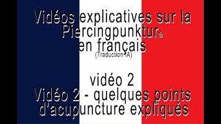 Vidéo 2  quelques points dacupuncture expliqués [upl. by Shelburne907]