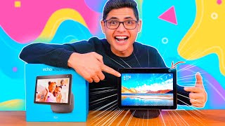 CHEGOU Novo AMAZON Echo Show 10 VOCÊ tem que ver isso Alexa me siga Unboxing e Impressões [upl. by Ly460]