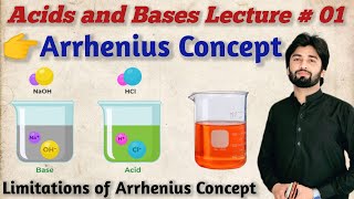 Arrhenius Concept of Acids and Bases  Acid base equilibria Lecture 01 acidbase [upl. by Rubbico928]