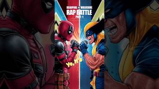 Deadpool vs Wolverine RAP BATTLE PT 1 30 Day AI Song Challenge  Day 1 shorts ytshorts marvel [upl. by Eittap]