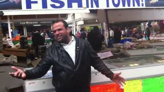 One 1 Pound Fish Queens Market Upton Park London E13 THE Original 2012 [upl. by Yrehcaz]