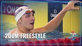 Kieran Smith Out Touches Jorge Iga For Win Mens 200 Freestyle  2023 TYR Pro Swim Series Westmont [upl. by Strang]