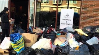 Donations Pour In For Victims Of Massive Fire At Edgewater NJ Apartment Complex [upl. by Alemahs]