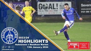 HIGHLIGHTS  Needham Market v Halesowen 130124 [upl. by Eggleston384]