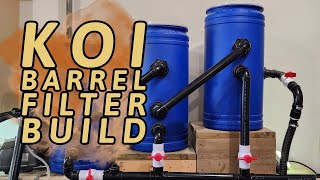 DIY Koi Tank Upgrade Build Your Own Barrel Filter for Crystal Clear Water [upl. by Tracie]