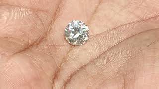 Glimmering Moissanite Gemstone 201 ct Round Brilliant Cut ✨💎 [upl. by Naimaj]