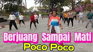 Senam Kreasi  Tiktok Viral  Berjuang Sampai Mati  Poco Poco  Choreo Zindesak [upl. by Whitman]