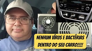 HIGIENIZAÇÃO INTERNA 9  NENHIM VÍRUS E BACTÉRIAS DENTEO DO CARRO [upl. by Ynoffit732]