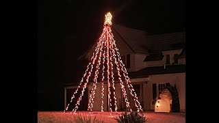 How To Make An Awesome Flagpole Christmas Tree [upl. by Leslie585]