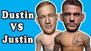 Dustin Poirier vs Justin Gaethje UFC Glendale [upl. by Iy]