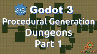 Procedural Generation in Godot Dungeon Generation part 1 [upl. by Tessy215]