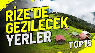 RİZEDE GEZİLECEK YERLER  3 GÜNLÜK GEZİ ROTASI [upl. by Ynaffad]