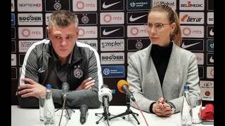 Konferencija za medije pred 18 kolo Linglong Tire SLS Mačva  Partizan [upl. by Alleber]