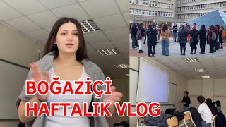 boğaziçi üniversitesi haftalık vlog  okulda YİNE eylem var ve her yer çok kalabalık [upl. by Li]