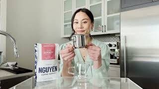 How To Make Vietnamese Coffee Using A Phin Filter with Sahra Nguyen [upl. by Luise]