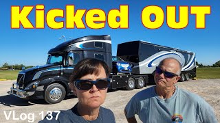 WE WERE DENIED BY SECURITY Told to leave the RV area HDT RV Life Fulltime Lifestyle RV Couple [upl. by Dittman]