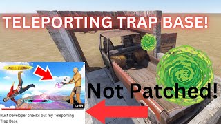 I Built A Teleporting Trap base on official rust Build Guide and Tutorial [upl. by Kokaras]