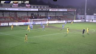 Worcester City FC v Barrow AFC  FA Trophy  Sean Geddes Best Rabona Goal Ever [upl. by Derfla]