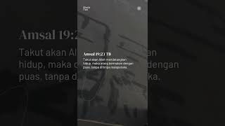 Hidup dengan tenang karena takut akan Allah [upl. by Litha]