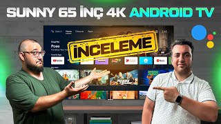 Fiyatına göre oldukça iyi SUNNY 65 inç ANDROID TV incelemesi [upl. by Aney651]