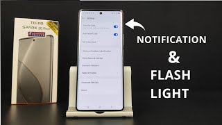 How To Set Calls amp Notification Light Tecno Spark 20 Pro Plus [upl. by Pampuch236]