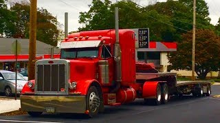 RETURN OF THE MampK PETE  Truck Spotting In Fall Colors [upl. by Finstad]