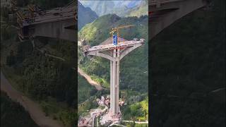 WORLDS LARGEST ARCH BEAM HYBRID CANTILEVERED BEAM  LIUZHI BRIDGE GUIZHOU bridge construction [upl. by Eelyr]