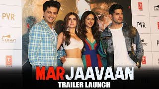 Marjaavaan Trailer Launch  Riteish Deshmukh Sidharth Malhotra Tara Sutaria Rakul Preet [upl. by Yrahcaz]