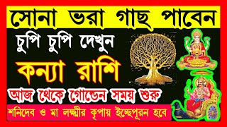 সোনার ভরা গাছ পাবেন  শনিদেব ও মা লক্ষ্মীর কৃপায় সব ইচ্ছে পূরণ হবে কন্যা রাশির  Kanya Rashi [upl. by Conover]