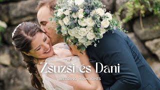 Zsuzsi és Dani  2024 Esküvői Videó  Wedding Highlights Kostel Panzió  Kesztölc [upl. by Heng]