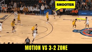 Overload Motion Offense vs 32 Zone [upl. by Anig]