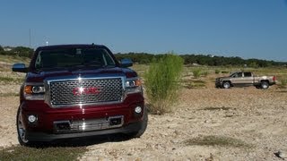 2014 GMC Sierra Denali 62L V8 Pickup First Drive Review [upl. by Frolick397]