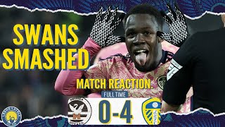 GNONTO BRACE in LEEDS DEMOLITION of SWANSEA Swansea 0  4 Leeds Match Reaction [upl. by Priscella]