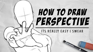 How to draw FORESHORTENING  Perspective Tutorial  Drawlikeasir [upl. by Barney]