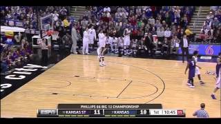 2013 KState vs KU BasketballB12 Finals1st Half [upl. by Waynant]