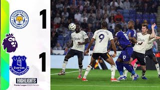 Leicester  Everton Highlights Premier League  leicester vs everton [upl. by Ninnette]