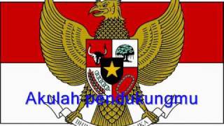 Garuda Pancasila with lyric [upl. by Eelir]