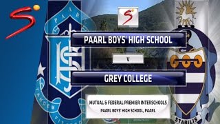 MampF Premier Interschools Paarl Boys vs Grey College 2nd Half [upl. by Dart]