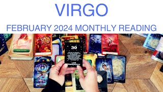 VIRGOFEB 2024 MONTHLY READING A new journey brings victory Trust the process Use your intuition [upl. by Lowrie]