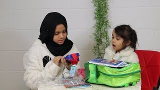 🎁🎈FUN Maryam Fatima are opening Omar and Hana toyset [upl. by Ecirtal]