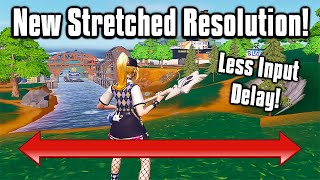 The BEST Stretched Resolution In Fortnite Chapter 4  Huge FPS Boost [upl. by Anneis]