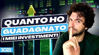 Quanto ho GUADAGNATO questanno  I miei INVESTIMENTI non crypto [upl. by Asereht637]