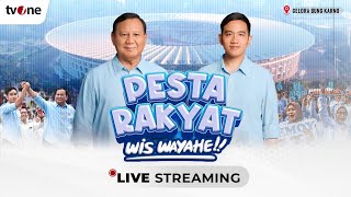 LIVE Pesta Rakyat Untuk Indonesia Maju Kampanye Akbar PrabowoGibran  tvOne [upl. by Didi113]