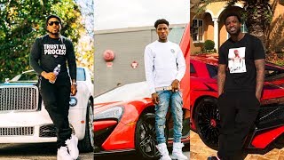 Rappers Showing Off Their Expensive Cars Jewelry and Money 2018 NBA YoungBoy Moneybagg Yo Kodak [upl. by Fancie]