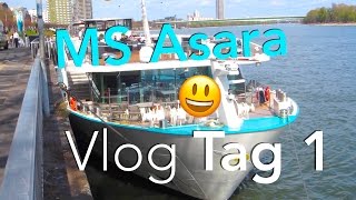 MS Asara  Vlog 1 Wir legen ab [upl. by Leirol]