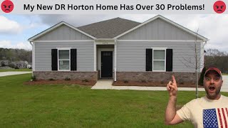 My New DR Horton Home  Home Inspector Finds Over 30 Problems [upl. by Ardnaik]