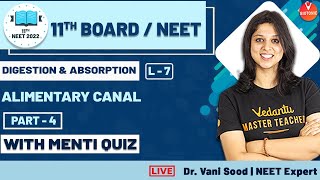 NEET Digestion and Absorption L7  Alimentary Canal Part4  Class 11  NEET Biology  Vedantu [upl. by Ilise]